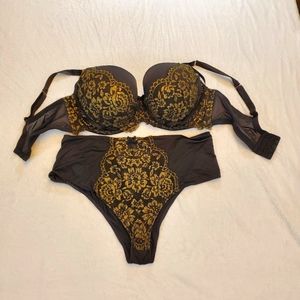 Cacique Bra and Panty Set (42 DDD and 22/24)